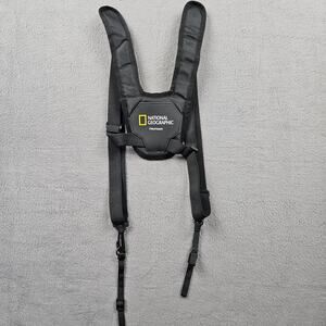 National Geographic Harness for Binoculars Camera Black Bird Watching Hunting